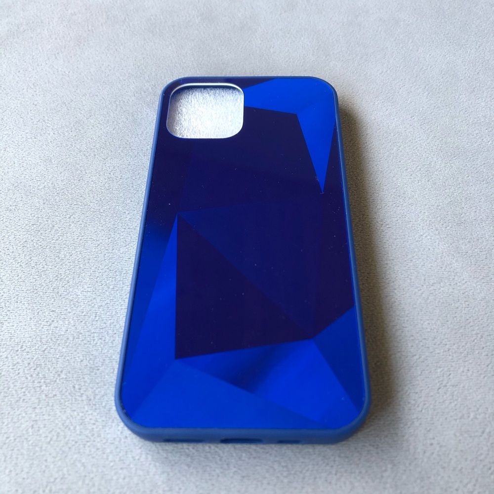 iPhone 12 Pro ~ Geometric Blue Phone Case ~ Brand New!